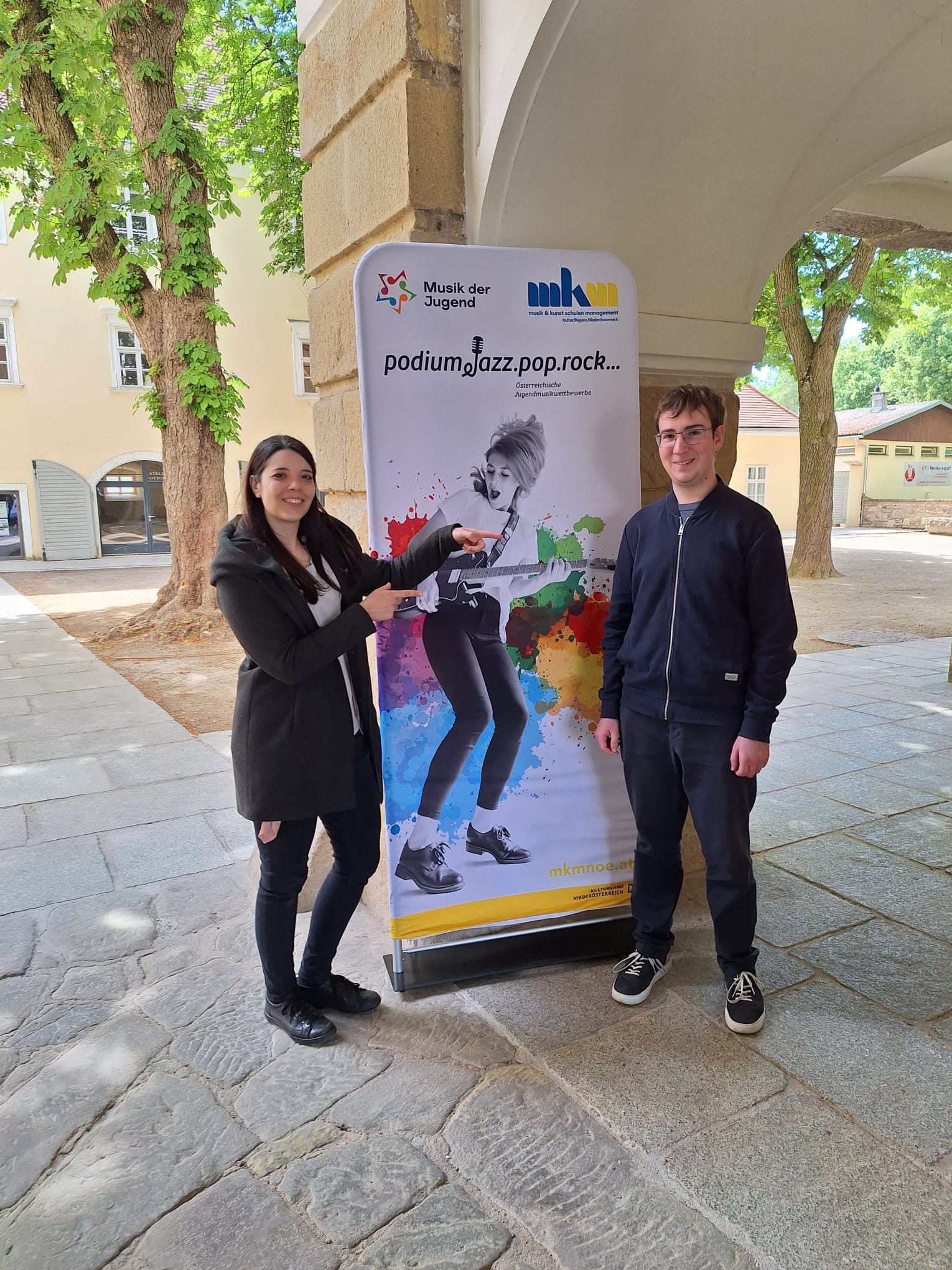 Jonas Reiböck und Raphaela Fries